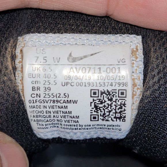 Nike Vapor Ultrafly 2 Keystone AV0711-001molded baseball cleat Men's 7.5W black - Picture 6 of 11